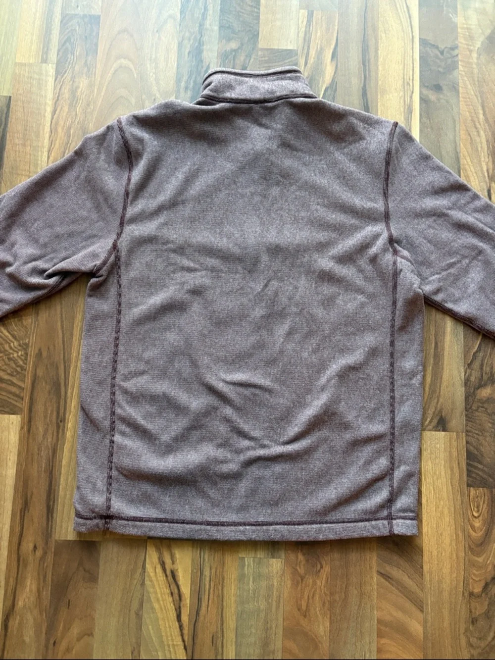 The North Face Men’s M Soft Fleece 1/4 Zip Pullover Red Logo
